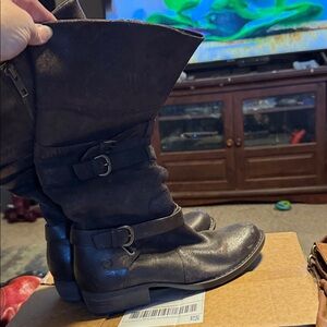 Born Dark Brown Combat & Moto Boots